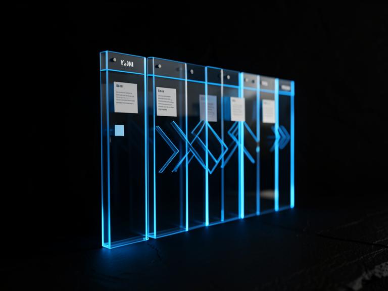 Glowing task board columns representing the Jira connector